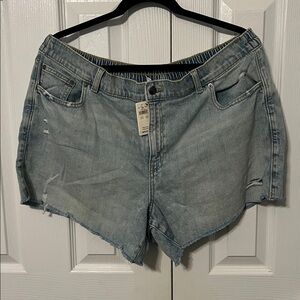 Aerie Light Blue Jean Shorts